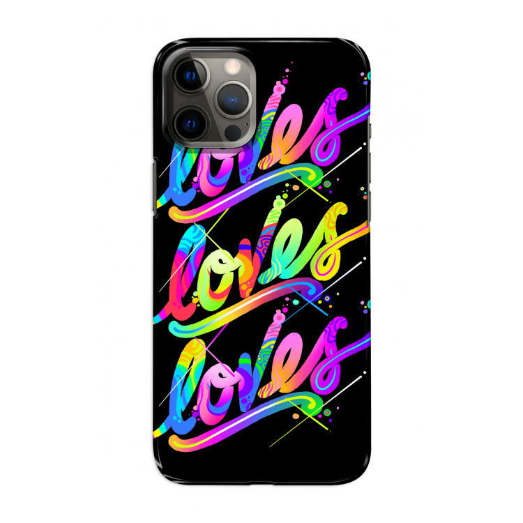 Loves: Volledig geprint iPhone 12 Pro Hoesje