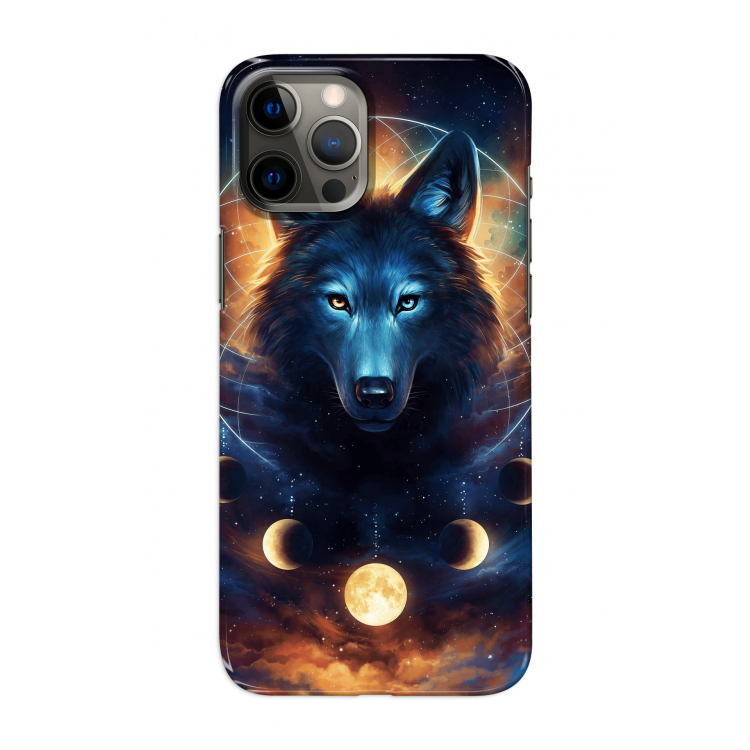 Wolf Dreamcatcher: Volledig geprint iPhone 12 Pro Hoesje