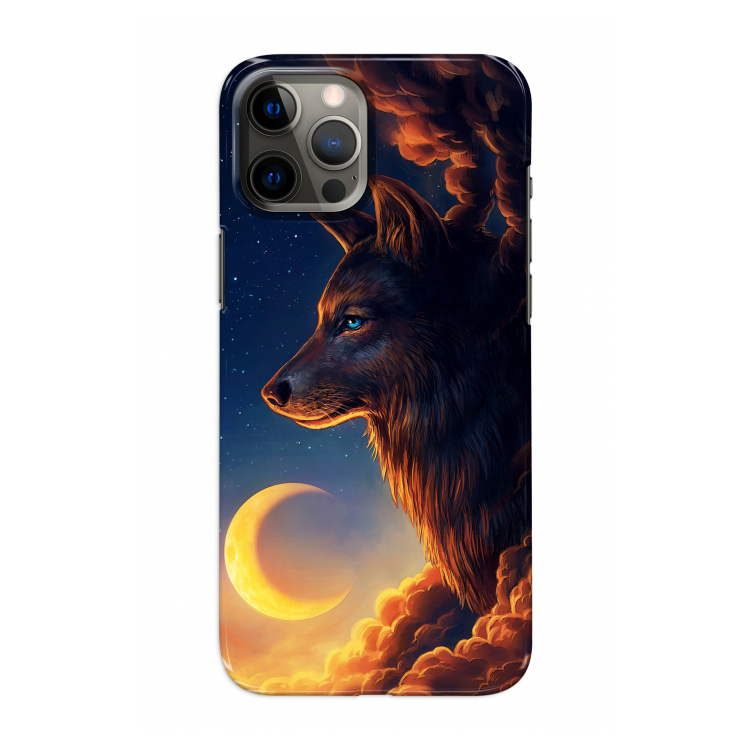 Night Guardian: Volledig geprint iPhone 12 Pro Hoesje