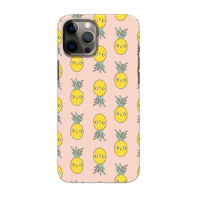 Ananas: Volledig geprint iPhone 12 Pro Hoesje