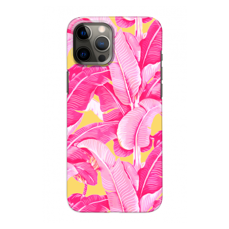Pink Banana: Volledig geprint iPhone 12 Pro Hoesje
