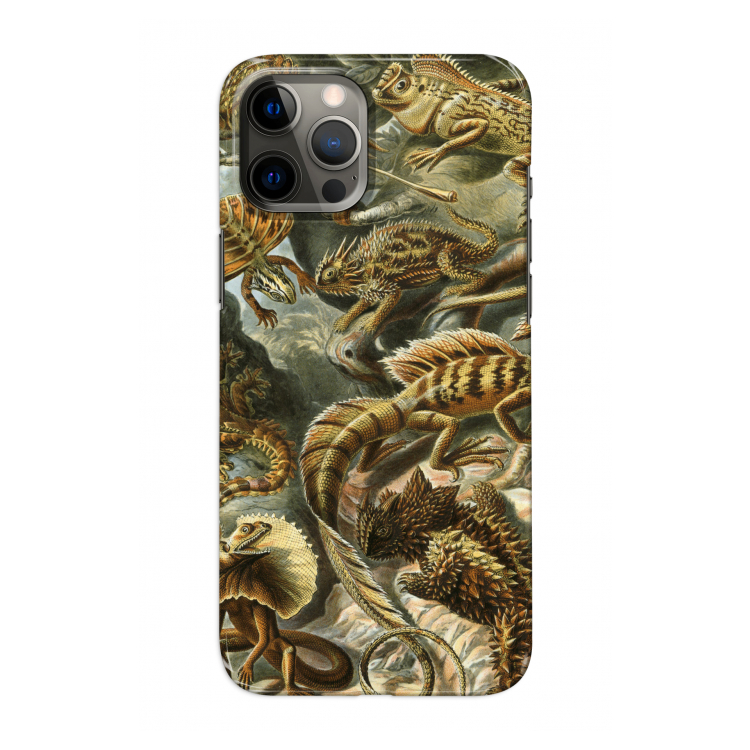 Haeckel Lacertilia: Volledig geprint iPhone 12 Pro Hoesje