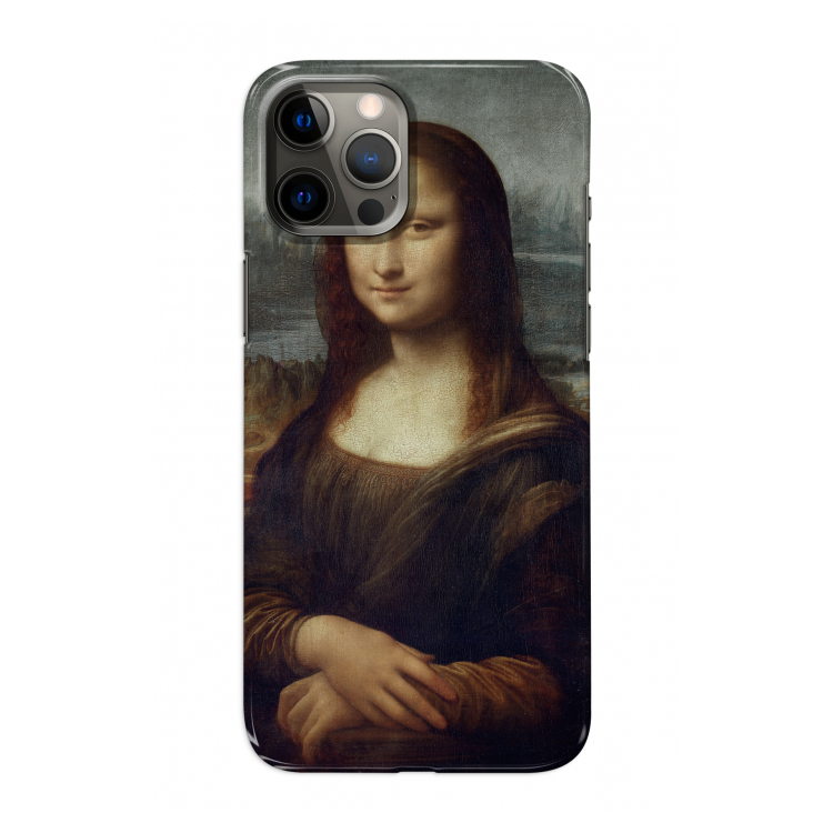 Mona Lisa: Volledig geprint iPhone 12 Pro Hoesje