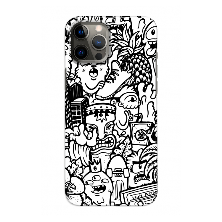 Vexx Mixtape #2: Volledig geprint iPhone 12 Pro Hoesje