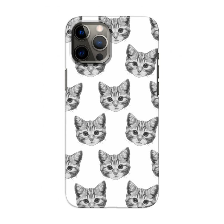 Kitten: Volledig geprint iPhone 12 Pro Hoesje