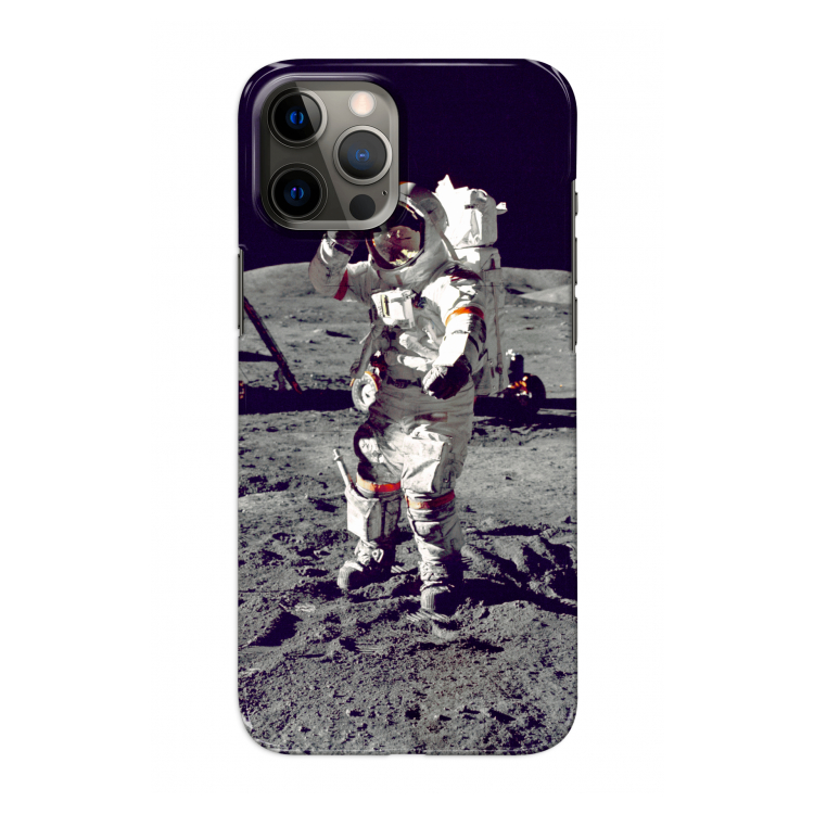 Spaceman: Volledig geprint iPhone 12 Pro Hoesje