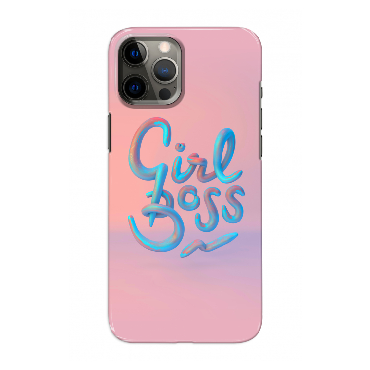 Girl boss: Volledig geprint iPhone 12 Pro Hoesje