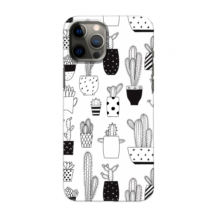 Cactusmotief: Volledig geprint iPhone 12 Pro Hoesje