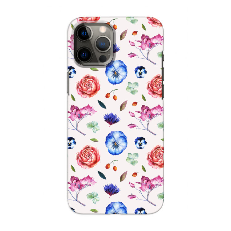 Bloemetjes: Volledig geprint iPhone 12 Pro Hoesje