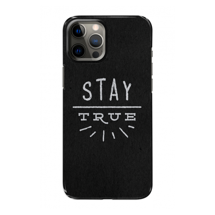 Stay true: Volledig geprint iPhone 12 Pro Hoesje