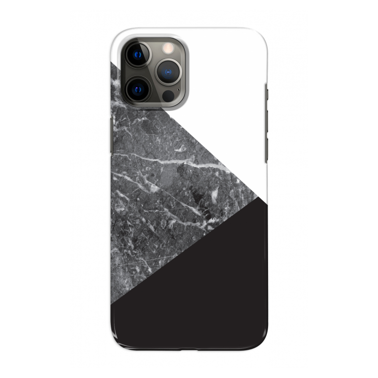 Combinatie marmer: Volledig geprint iPhone 12 Pro Hoesje
