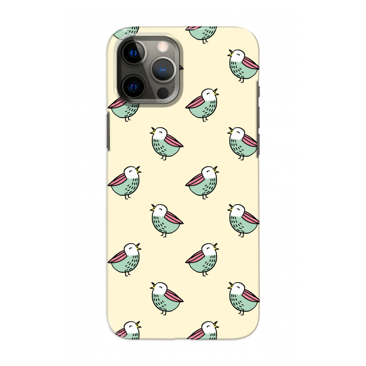 Vogeltjes: Volledig geprint iPhone 12 Pro Hoesje