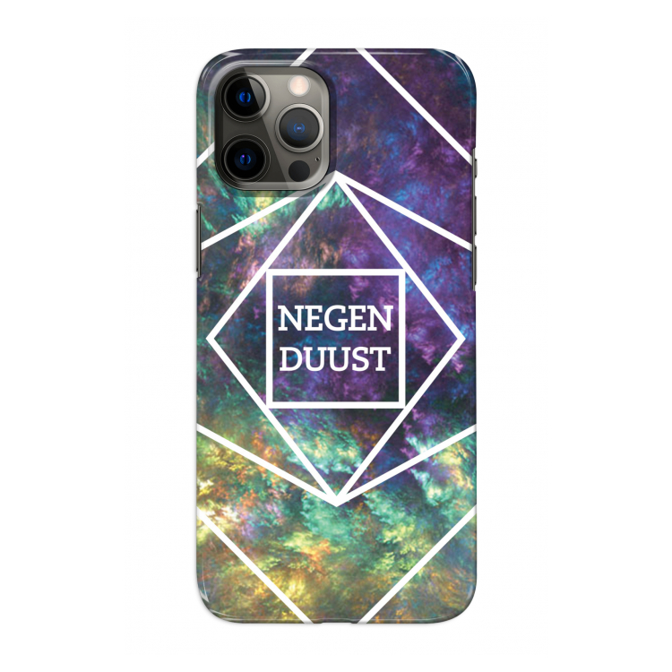 Negenduust ruimte: Volledig geprint iPhone 12 Pro Hoesje