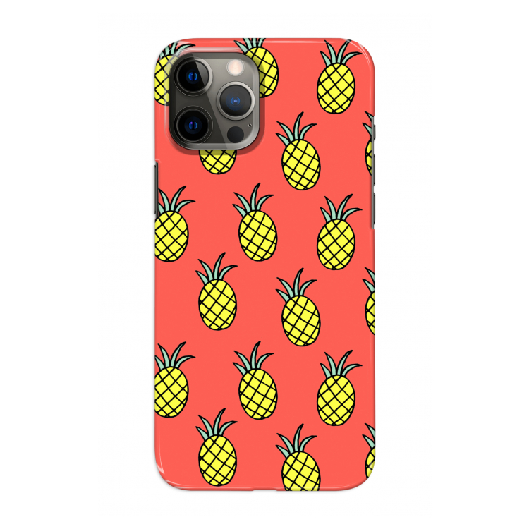 Ananas: Volledig geprint iPhone 12 Pro Hoesje