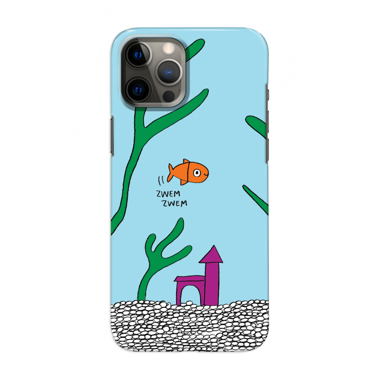 Aquarium: Volledig geprint iPhone 12 Pro Hoesje
