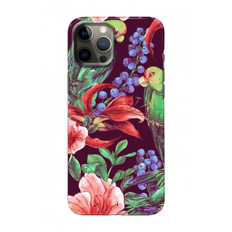 Papegaaien: Volledig geprint iPhone 12 Pro Hoesje
