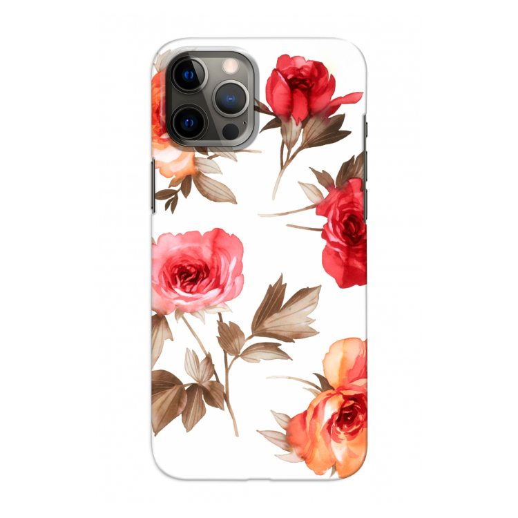 Roosjes: Volledig geprint iPhone 12 Pro Hoesje