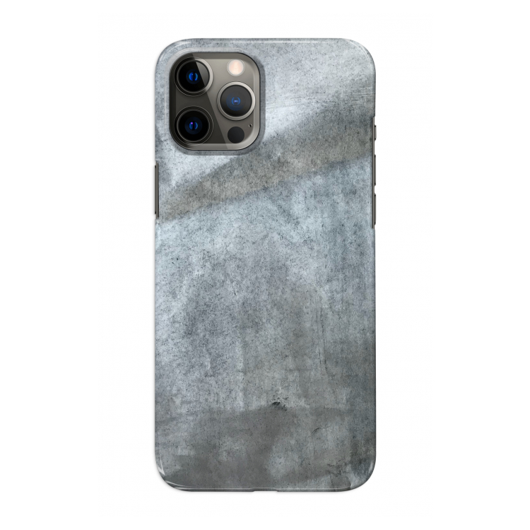 Grey Stone: Volledig geprint iPhone 12 Pro Hoesje