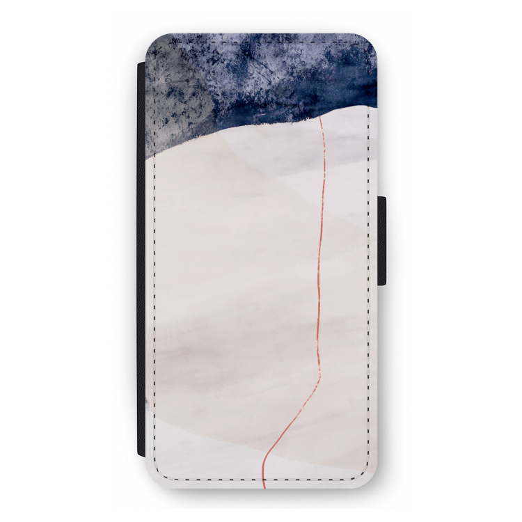 Stone White: iPhone 12 Pro Flip Hoesje