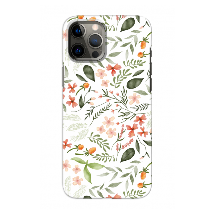 Sweet little flowers: Volledig geprint iPhone 12 Pro Hoesje