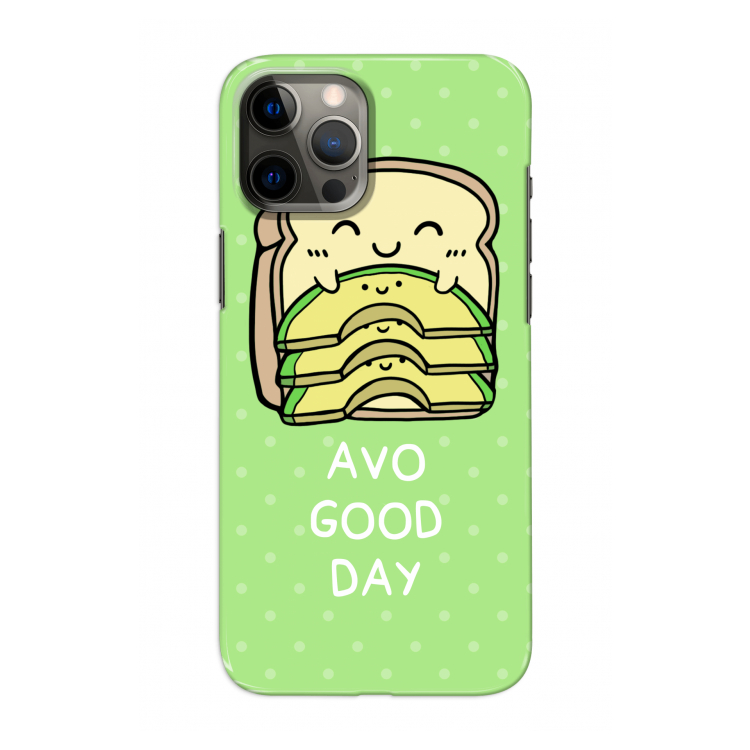 Avo Good Day: Volledig geprint iPhone 12 Pro Hoesje