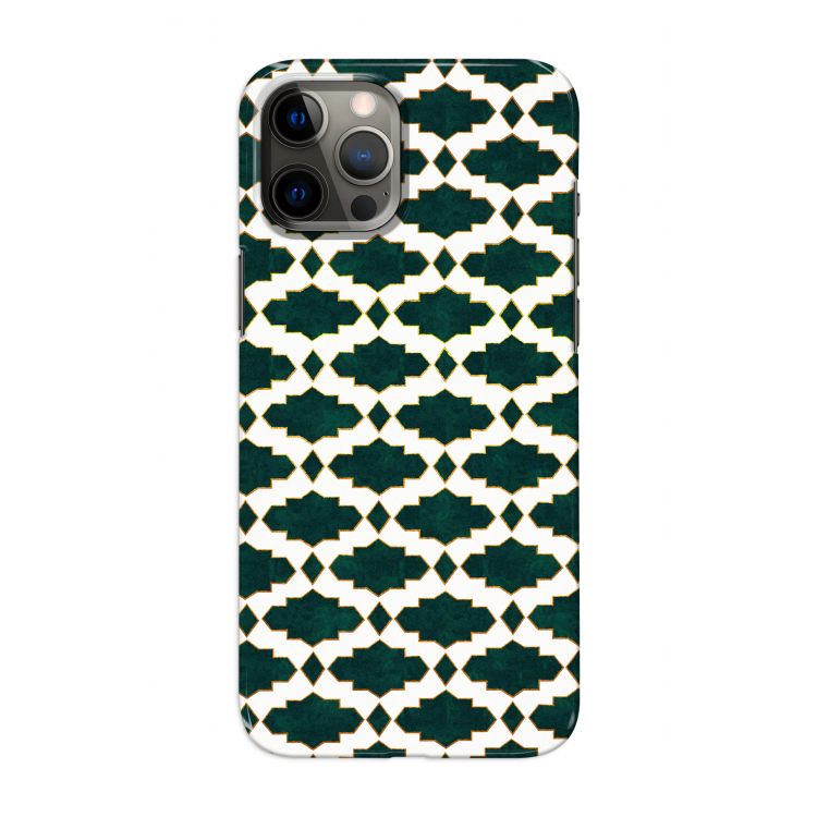 Moroccan tiles: Volledig geprint iPhone 12 Pro Hoesje