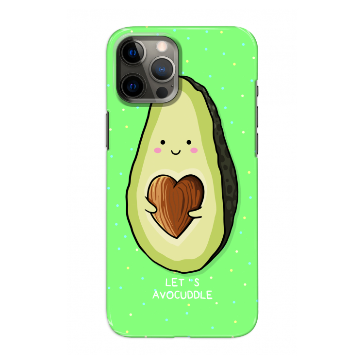 Avocuddle: Volledig geprint iPhone 12 Pro Hoesje