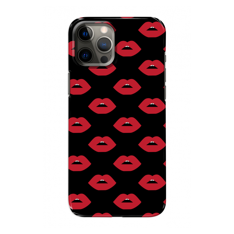 Lips: Volledig geprint iPhone 12 Pro Hoesje