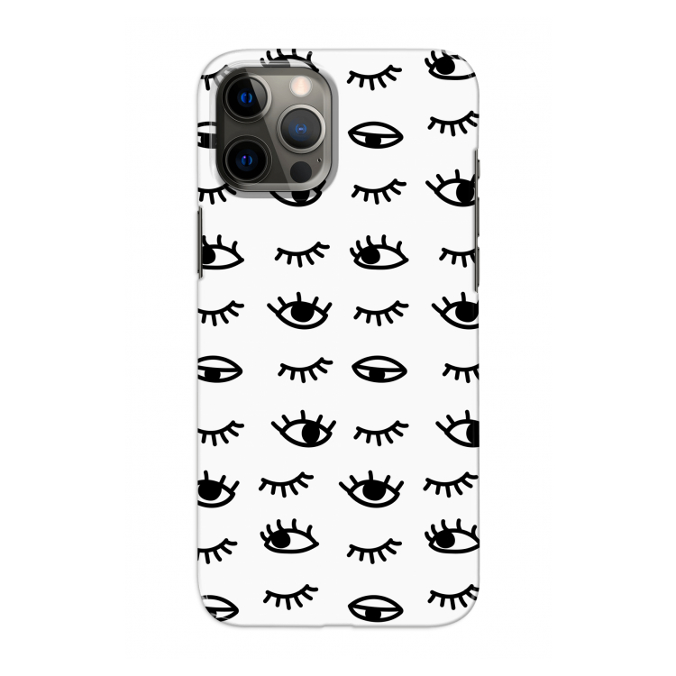 Eye pattern #2: Volledig geprint iPhone 12 Pro Hoesje