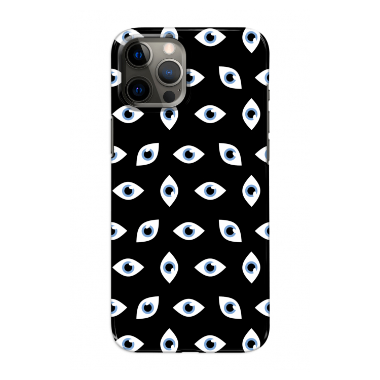 Eyes pattern: Volledig geprint iPhone 12 Pro Hoesje