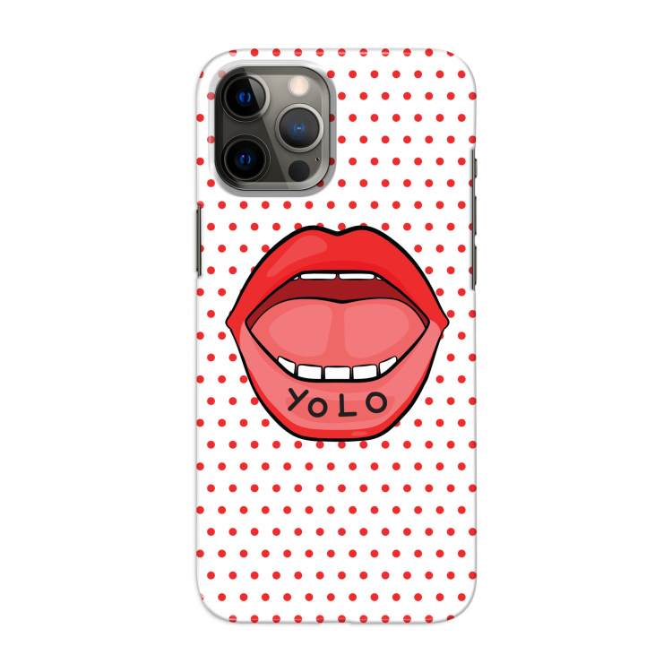 Yolo Denise: Volledig geprint iPhone 12 Pro Hoesje