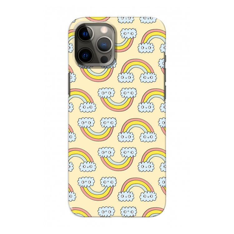 Regenboog: Volledig geprint iPhone 12 Pro Hoesje