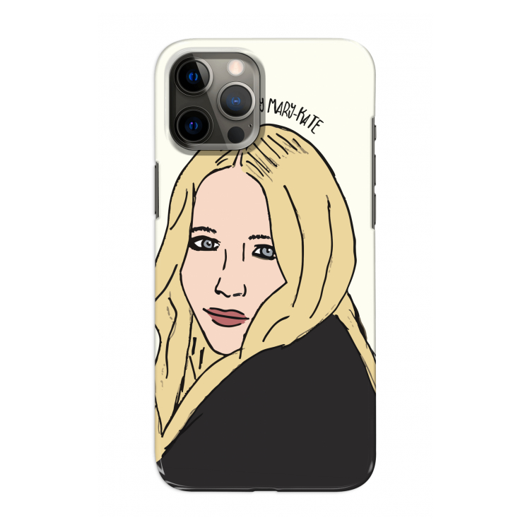 Mary Kate: Volledig geprint iPhone 12 Pro Hoesje