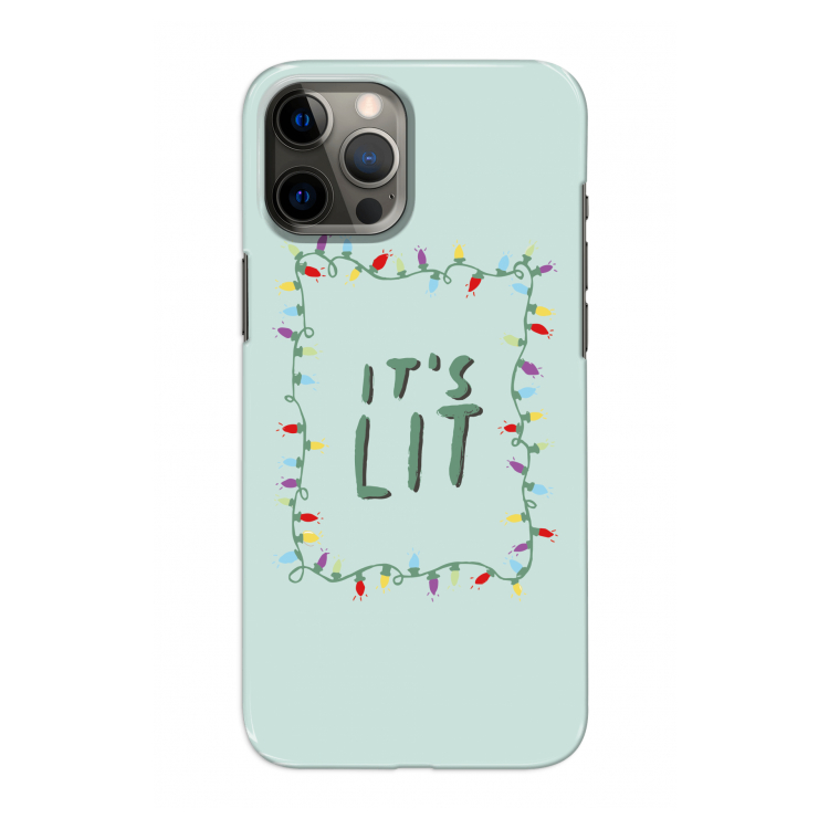 It's Lit: Volledig geprint iPhone 12 Pro Hoesje