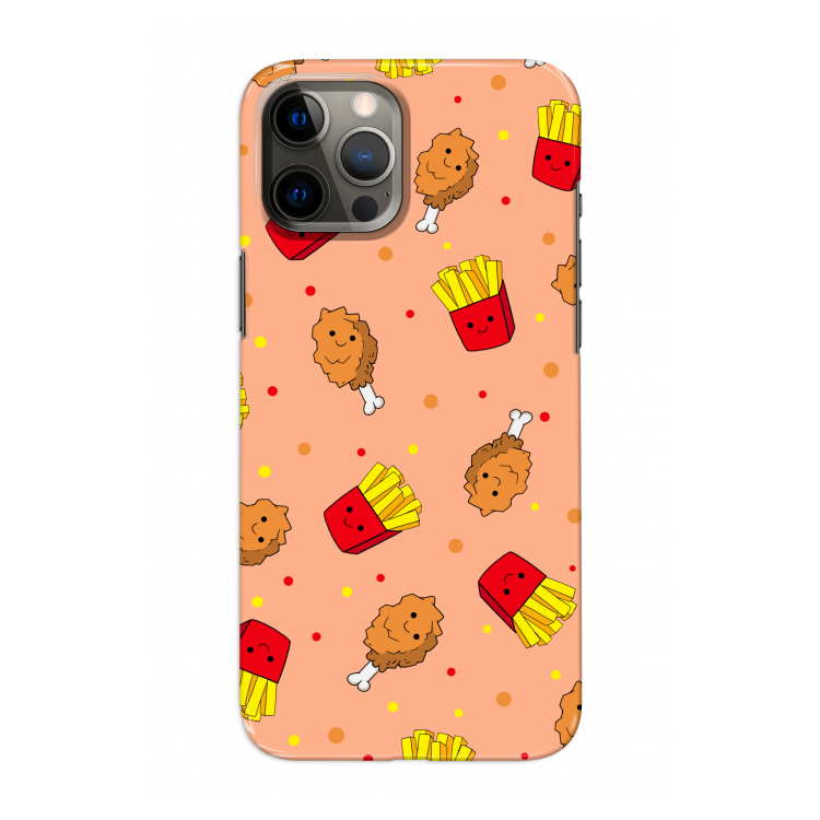 Chicken 'n Fries: Volledig geprint iPhone 12 Pro Hoesje