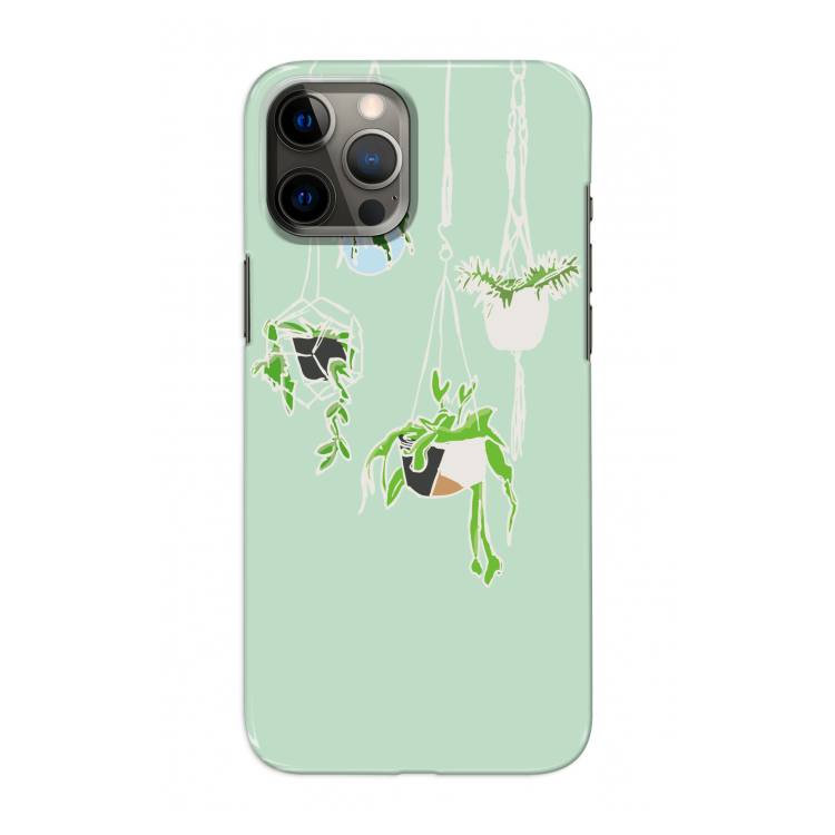 Hang In There: Volledig geprint iPhone 12 Pro Hoesje