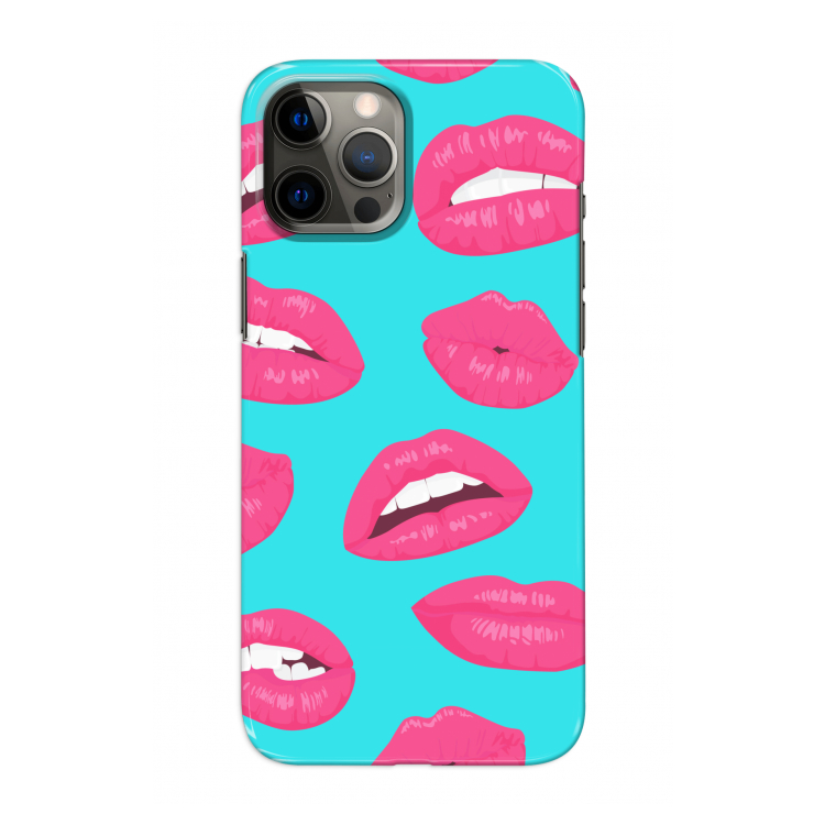 Bite my lip: Volledig geprint iPhone 12 Pro Hoesje
