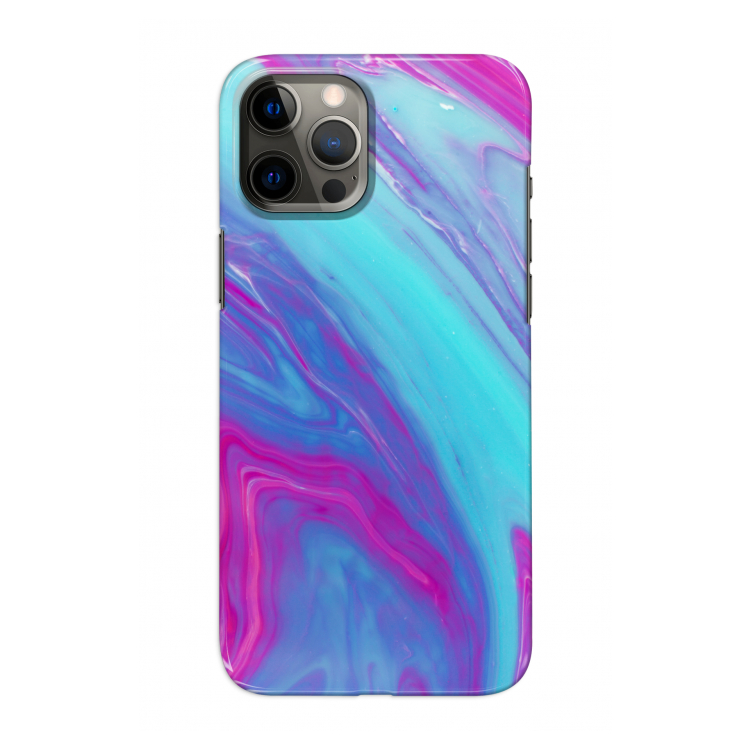 Zweverige regenboog: Volledig geprint iPhone 12 Pro Hoesje