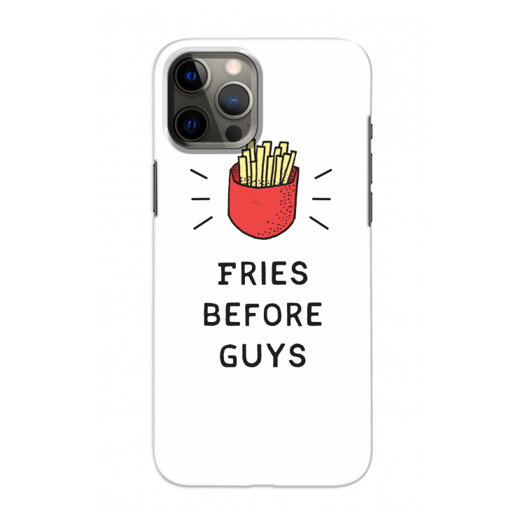 Fries before guys: Volledig geprint iPhone 12 Pro Hoesje