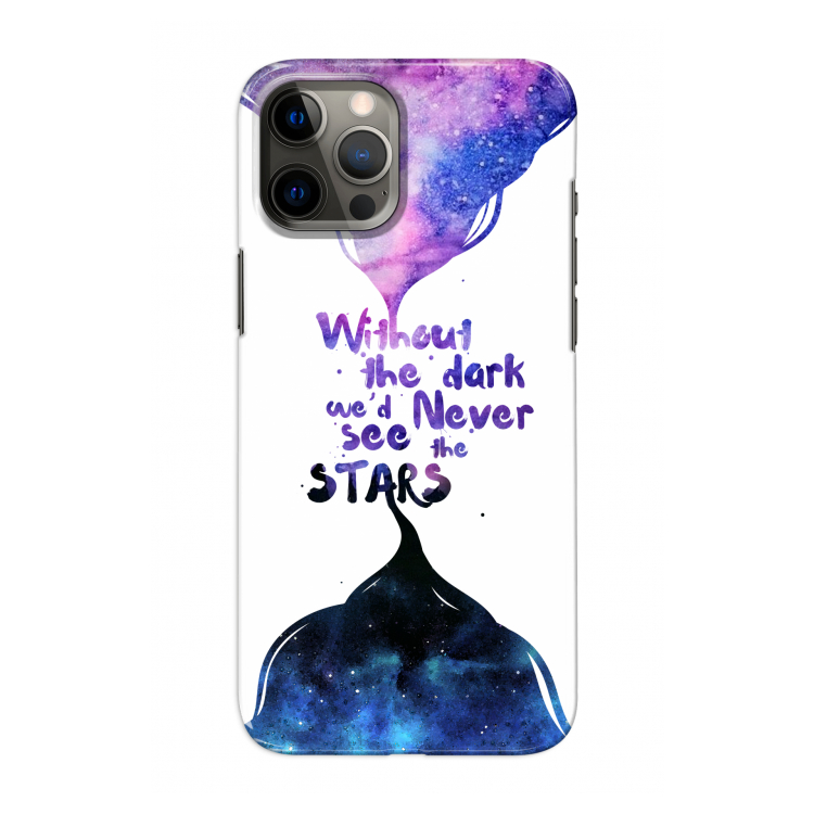 Stars quote: Volledig geprint iPhone 12 Pro Hoesje