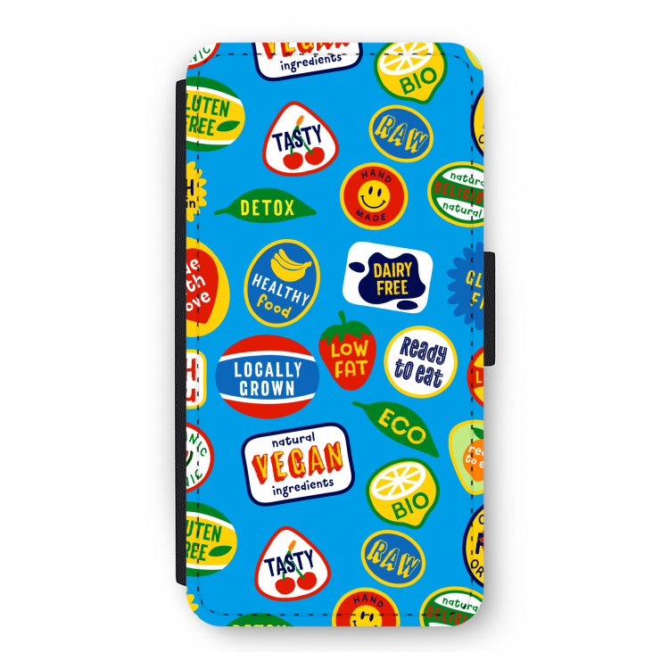 Fruitsticker: iPhone 12 Pro Flip Hoesje