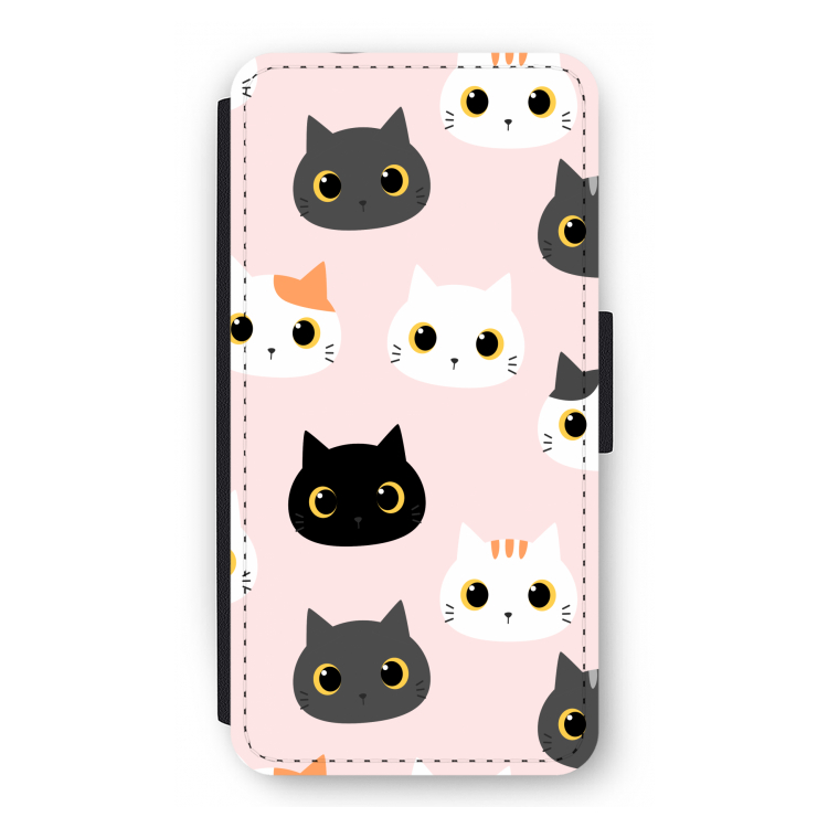 Katten: iPhone 12 Pro Flip Hoesje
