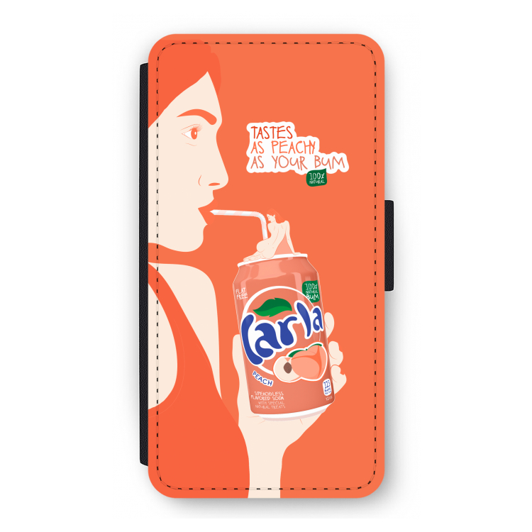 Peach please!: iPhone 12 Pro Flip Hoesje