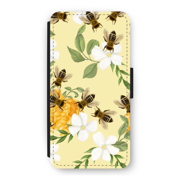 No flowers without bees: iPhone 12 Pro Flip Hoesje