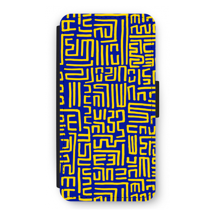 Majorelle Blue Print: iPhone 12 Pro Flip Hoesje