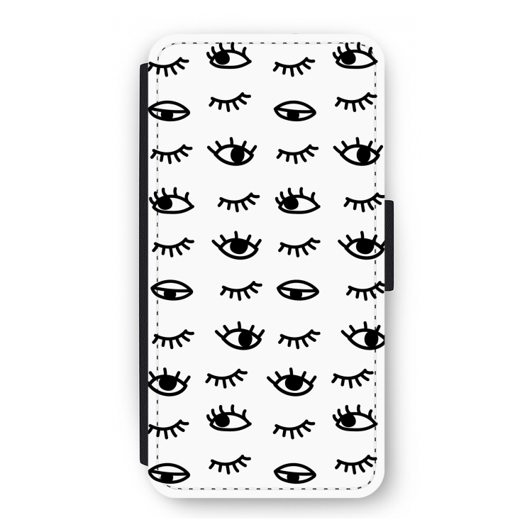 Eye pattern #2: iPhone 12 Pro Flip Hoesje