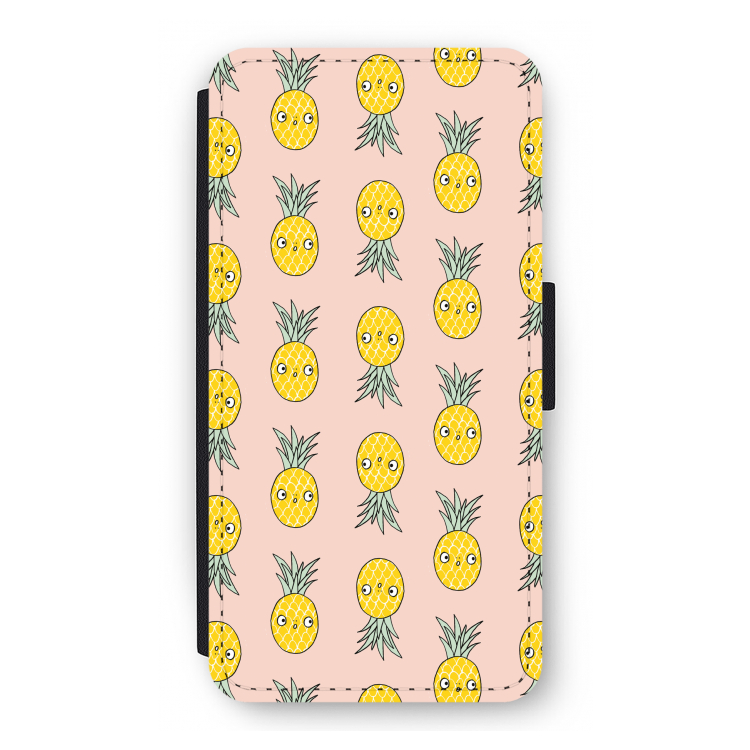 Ananas: iPhone 12 Pro Flip Hoesje