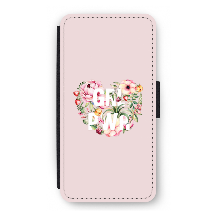 GRL PWR Flower: iPhone 12 Pro Flip Hoesje