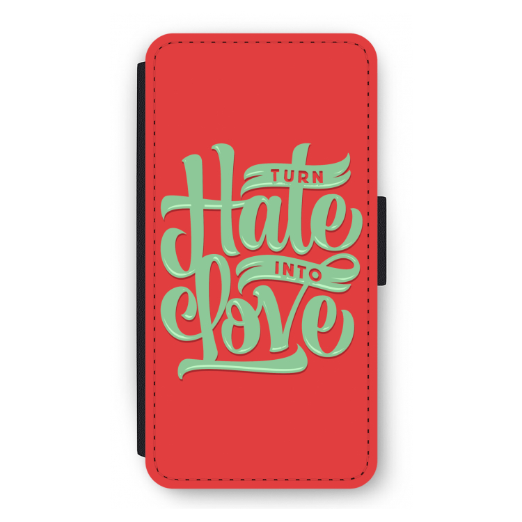 Turn hate into love: iPhone 12 Pro Flip Hoesje