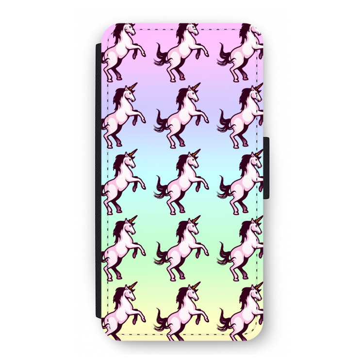 Musketon Unicorn: iPhone 12 Pro Flip Hoesje